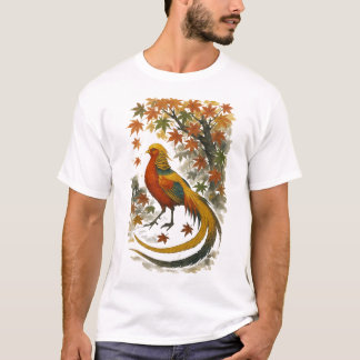 【Autumn Phoenix Japanese Art T-Shirt】 T Shirt