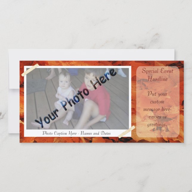 Autumn Photo Ram (Framsida)