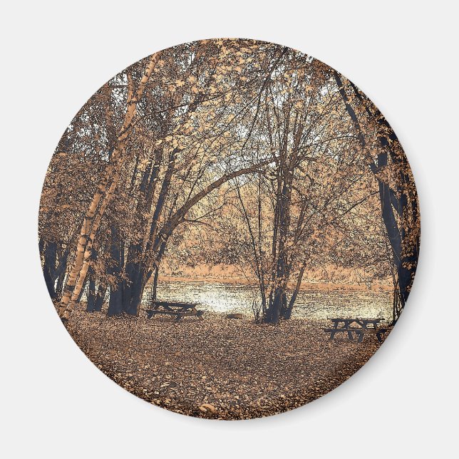 Autumn Picnic Magnet (Framsidan)