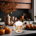 Autumn Pumpkin Bouquet Design<br><div class="desc">Med den här Tekannan för höstpumpen Bouquet Design kan du lägga till ett snyggt tryck på köksmaskinvaran. Med en charmerande pumpa mönster parad med ömtålig falllöv fångar denna tekanna perfekt fallets kärna. Det söta mönster ger värme och säsong charm till din hemdekanter, skapar det som ett idealiskt val för mysiga...</div>
