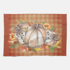 Autumn Pumpkin Bouquet Kökshandduk