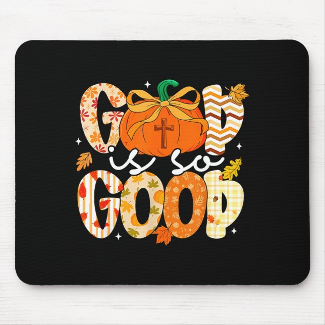 Autumn Pumpkin Christian Thanksgiving Faith God Is Musmatta (Framsidan)