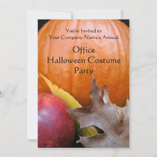 Autumn Pumpkin Costume Party Inbjudningar