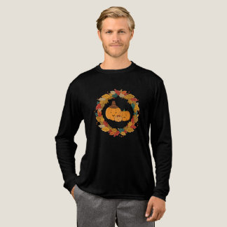 Autumn Pumpkin Family Wreath T Shirt