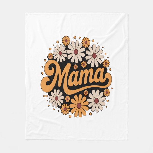 Autumn Pumpkin Mamma Fleecefilt (Framsidan)