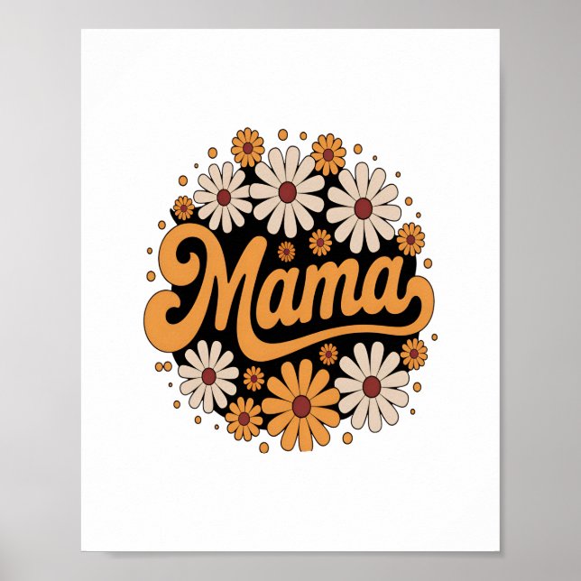 Autumn Pumpkin Mamma Poster (Framsidan)