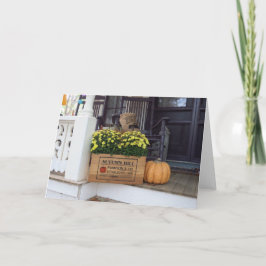 Autumn Pumpkin - Martha's Vineyard Kort