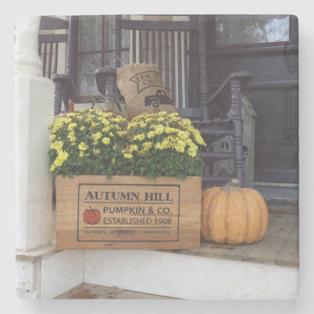 Autumn Pumpkin - Martha's Vineyard Stenunderlägg (Framsidan)