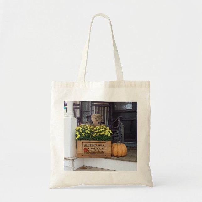 Autumn Pumpkin - Martha's Vineyard Tote Bag Tygkasse (Framsidan)