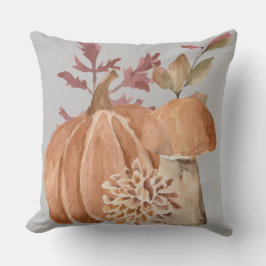 Autumn Pumpkin Mushroom Kudde