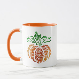 Autumn Pumpkin Swirl Mugg