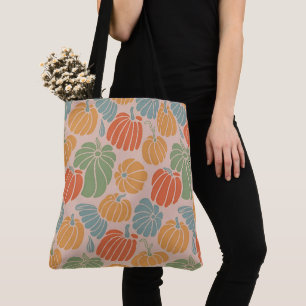 Autumn Pumpkin Tote bagPattern - Fall Säsong Gif Tygkasse