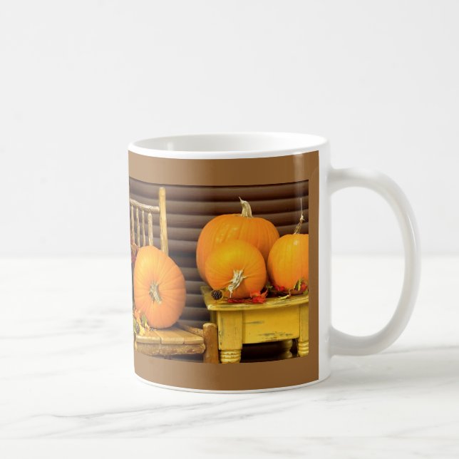 Autumn Pumpkins Kaffemugg (Höger)