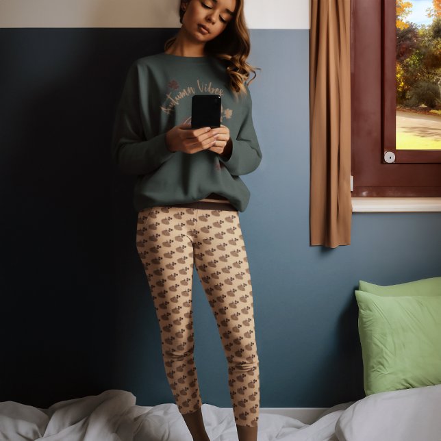 Autumn Pumpkins Leggings (Skapare uppladdad)