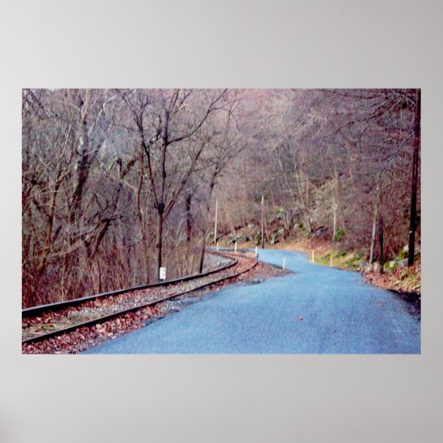 Autumn Railroad Poster (Framsidan)
