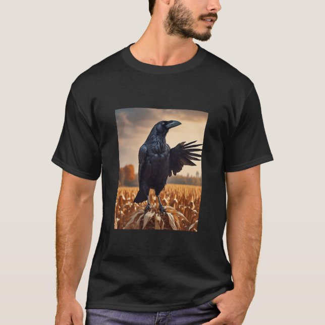 Autumn Raven T Shirt (Framsida)