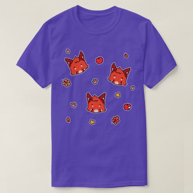 Autumn Red Panda T Shirt (Design framsida)