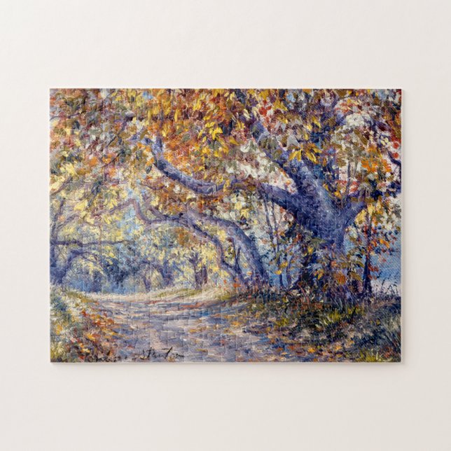 "Autumn Road" Puzzle Pussel (Horisontell)