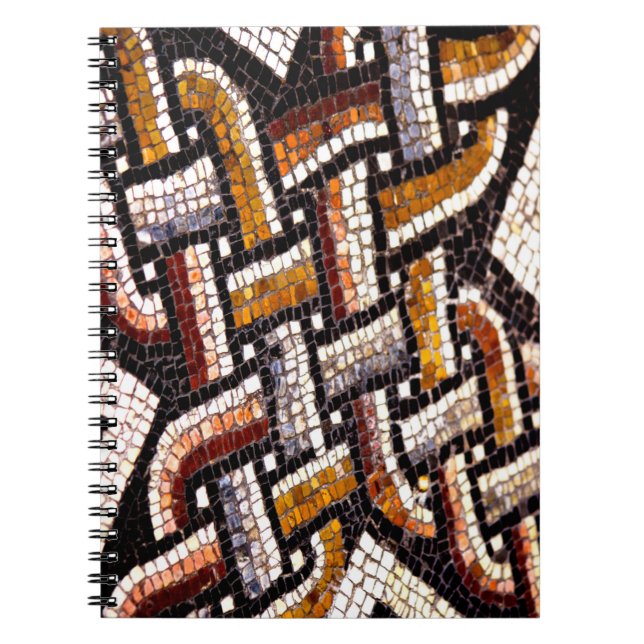 Autumn Roman Mosaic Anteckningsbok (Framsidan)