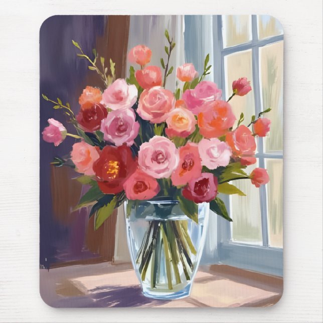 Autumn Rose Bouquet Floral Fall Musmatta (Framsidan)