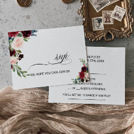 Autumn Rustic Dazzling Burgundy Sång Request Osa