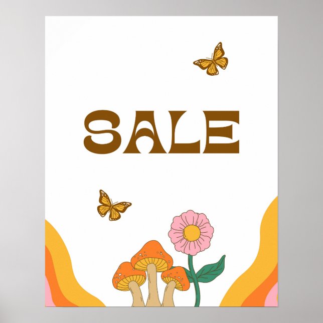 Autumn Sale Sign, Boutique Business Supply Poster (Framsidan)