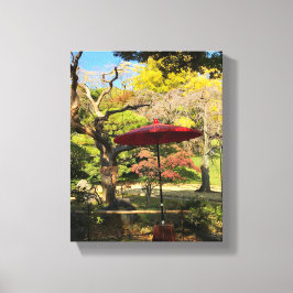 Autumn Scenery på japanska Garden Canvastryck