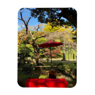 Autumn Scenery på japanska Garden Magnet