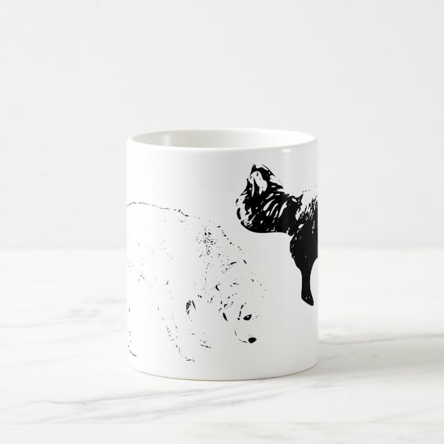 Autumn Scent Patrol, två Hundar Kaffemugg (Center)