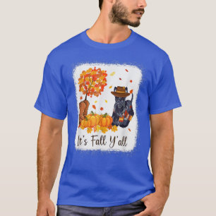 Autumn Scottish Terrier Scottie Hund älskare sitt T Shirt