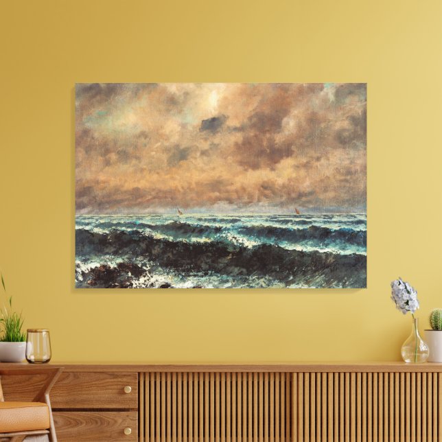 Autumn Sea - Gustave Courbet Canvastryck (Insitu (Vardagsrum))