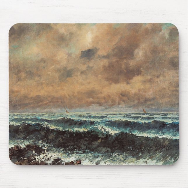 Autumn Sea - Gustave Courbet Musmatta (Framsidan)
