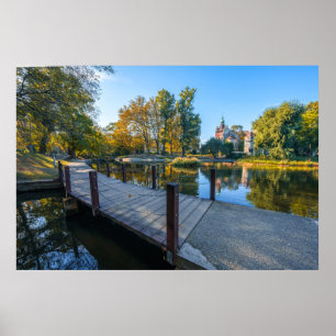 Autumn Serenity Vajdahunyad Castle i Budapest Poster