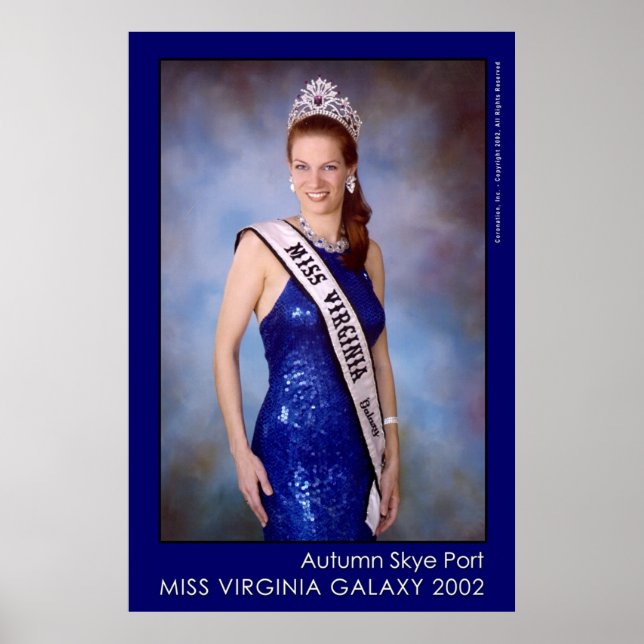 Autumn Skye Port - Miss Virginia Galaxy Poster (Framsidan)