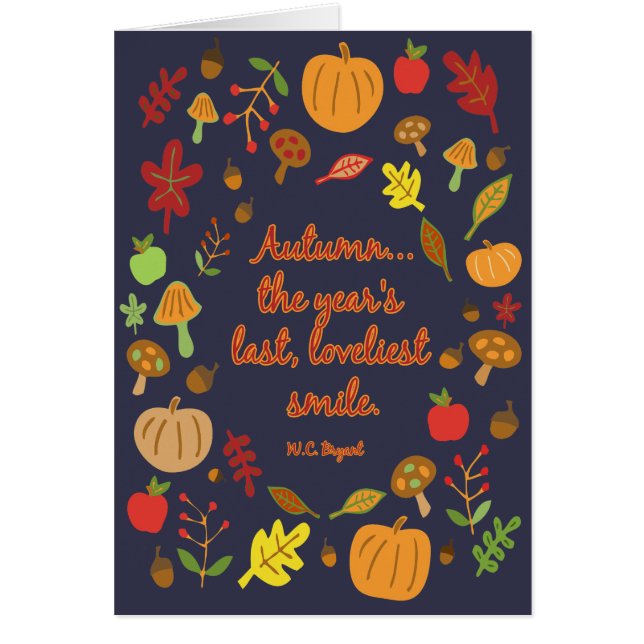 Autumn Smile OBS Kort (Framsidan)