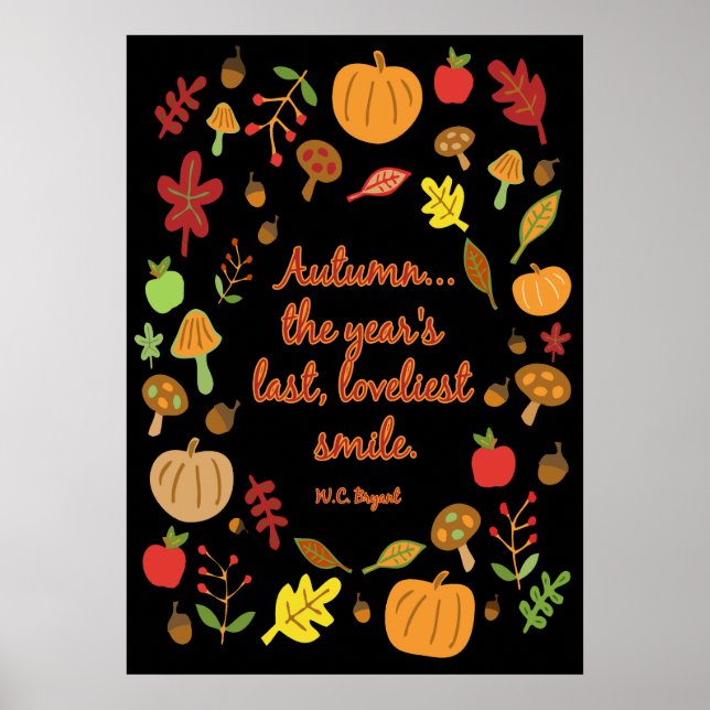 Autumn Smile Poster (Framsidan)