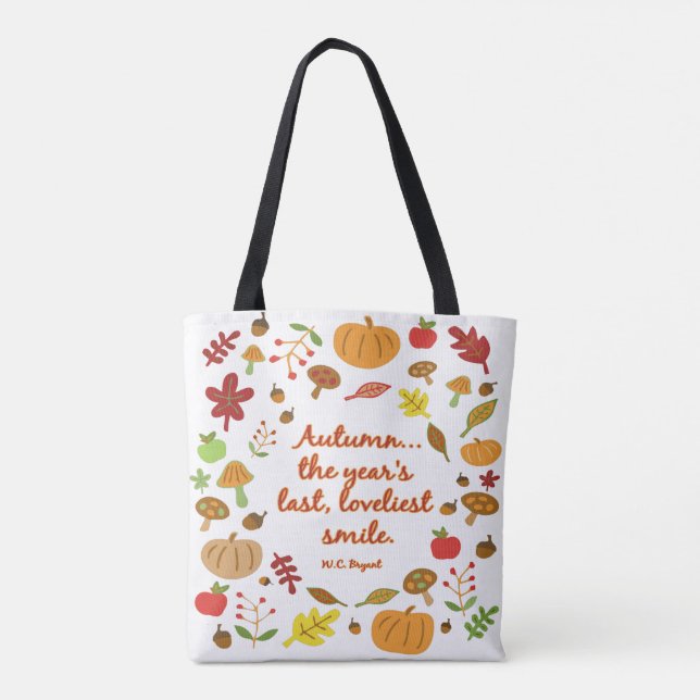 Autumn Smile Tygkasse (Baksida)