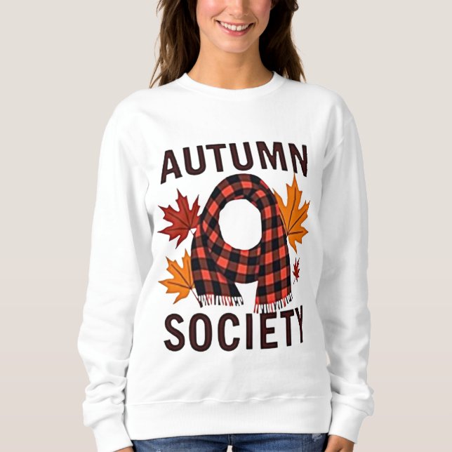 Autumn Society - Personlig Play Brev-fyllning T Shirt (Framsida)