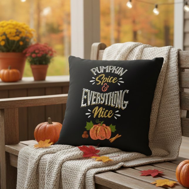 Autumn sofa pillow, autumn pillow with stuffing kudde (Skapare uppladdad)
