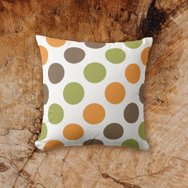 Autumn Spice Polka dots Kudde