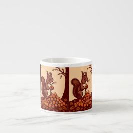 🐿️ Autumn Squirrel Espresso Mug Espressomugg