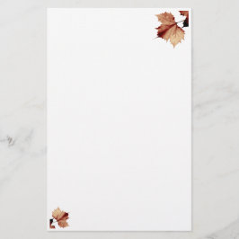 Autumn Stationery Brevpapper