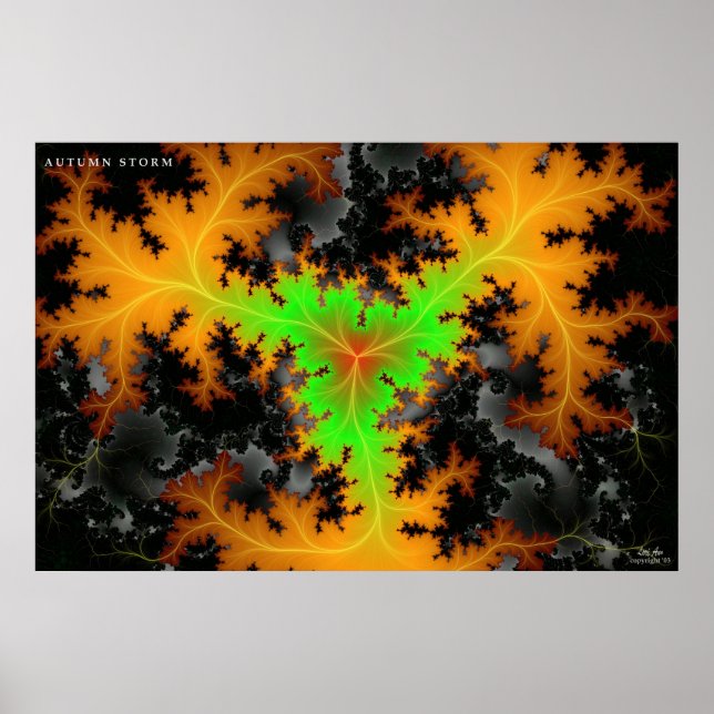 Autumn Storm Poster (Framsidan)