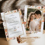 Autumn Terracotta Blommigt Guld Ram Photo Bröllop Inbjudningar<br><div class="desc">Modern design och elegant tryckte Autumn Terracotta Orange Blommigt Guld Glitter fotoponbjudan som kan anpassas med din text. Klicka på knappen "Anpassa" och använda verktyg som är utformat för att ändra mallen. Kolla in Graphic Art Design-arkivet för andra produkter som matchar den här designen!</div>