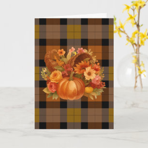 Autumn Thanksgiving Harvest Kort