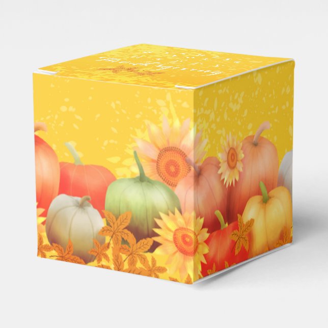 Autumn Thanksgiving Mustard Presentaskar (Framsidan Sidan)