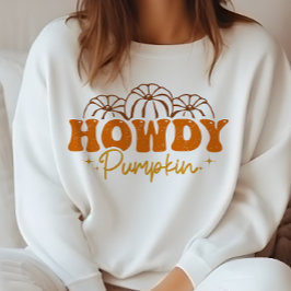AUTUMN THEMED HOWDY PUMPKIN T SHIRT