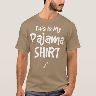 Autumn This Is My Pajama Funny Sleepover, Top T Shirt