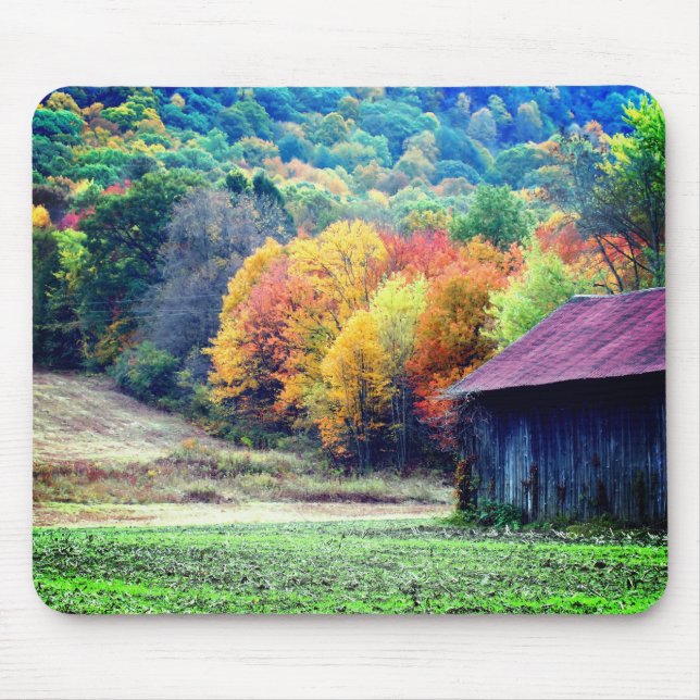 Autumn Tobacco Barn Nature Musmatta (Framsidan)