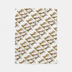 Autumn Träd Fleece Blanket